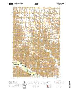 USGS US Topo 7.5-minute map for Bell Ridge West MT 2020