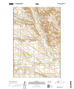 USGS US Topo 7.5-minute map for Bennett Lake NW MT 2020