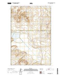 USGS US Topo 7.5-minute map for Benton Lake East MT 2020