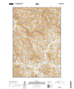 USGS US Topo 7.5-minute map for Benzien MT 2020