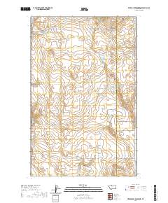 USGS US Topo 7.5-minute map for Berkholder Reservoir MT 2020