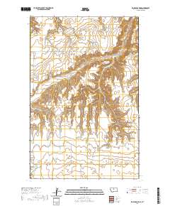 USGS US Topo 7.5-minute map for Big Bend School MT 2020