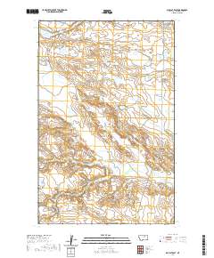 USGS US Topo 7.5-minute map for Big Flat East MT 2020