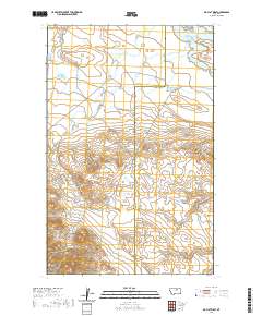 USGS US Topo 7.5-minute map for Big Flat West MT 2020