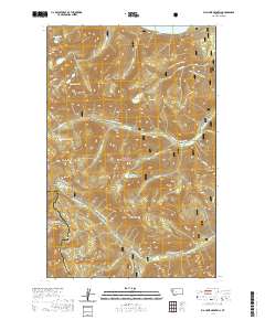 USGS US Topo 7.5-minute map for Big Hawk Mountain MT 2020
