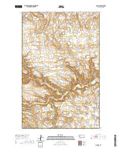 USGS US Topo 7.5-minute map for Big Rock MT 2020