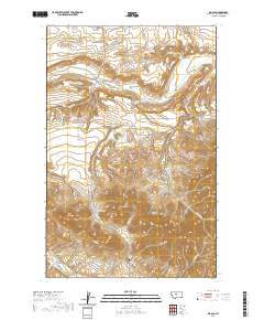 USGS US Topo 7.5-minute map for Big Sag MT 2020