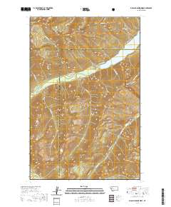 USGS US Topo 7.5-minute map for Big Salmon Lake West MT 2020