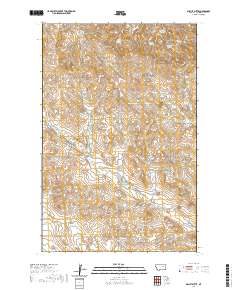 USGS US Topo 7.5-minute map for Biscuit Butte MT 2020
