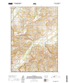 USGS US Topo 7.5-minute map for Black Gulch MTWY 2020