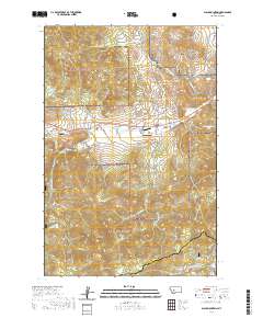 USGS US Topo 7.5-minute map for Black Mountain MT 2020