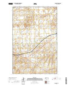 USGS US Topo 7.5-minute map for Blackfoot MT 2020