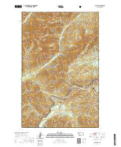 USGS US Topo 7.5-minute map for Blacktail MT 2020