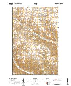 USGS US Topo 7.5-minute map for Blizzard Reservoir MT 2020