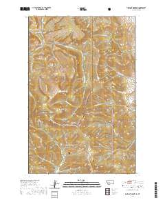 USGS US Topo 7.5-minute map for Blowout Mountain MT 2020