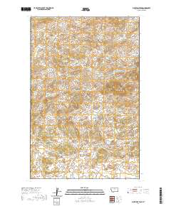 USGS US Topo 7.5-minute map for Blue Stone Peak MT 2020