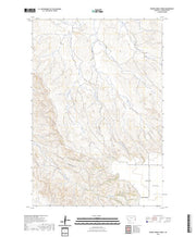 US Topo 7.5-minute map for Board Corral Creek MT