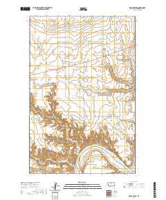 USGS US Topo 7.5-minute map for Boggs Island MT 2020