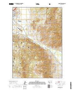 USGS US Topo 7.5-minute map for Boulder East MT 2020