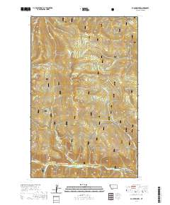 USGS US Topo 7.5-minute map for Boulder Lakes MT 2020