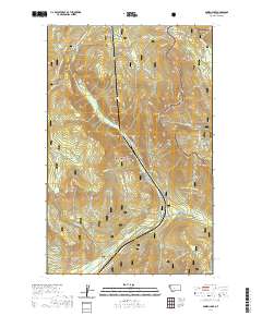 USGS US Topo 7.5-minute map for Bowen Lake MT 2020