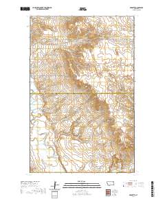 USGS US Topo 7.5-minute map for Bredette MT 2020