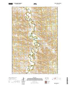 USGS US Topo 7.5-minute map for Bridge Coulee MT 2020