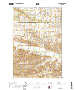 USGS US Topo 7.5-minute map for Briggs Coulee MT 2020