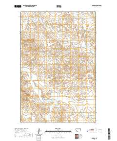 USGS US Topo 7.5-minute map for Brorson MT 2020