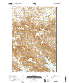 USGS US Topo 7.5-minute map for Brown Pass MT 2020