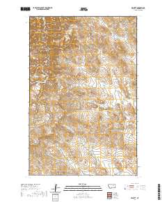 USGS US Topo 7.5-minute map for Brusett MT 2020