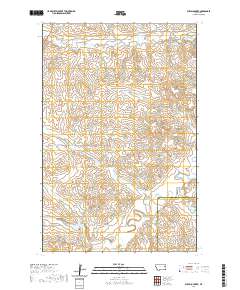USGS US Topo 7.5-minute map for Buffalo Creek MT 2020