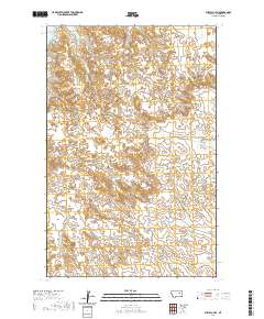 USGS US Topo 7.5-minute map for Buffalo Hill MT 2020