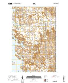 USGS US Topo 7.5-minute map for Bug Creek MT 2020