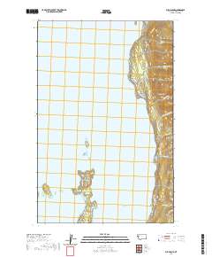 USGS US Topo 7.5-minute map for Bull Island MT 2020