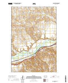 USGS US Topo 7.5-minute map for Bull Mountain MT 2020