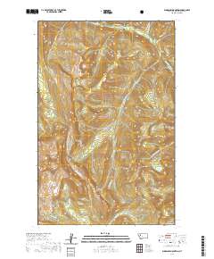 USGS US Topo 7.5-minute map for Bungalow Mountain MT 2020