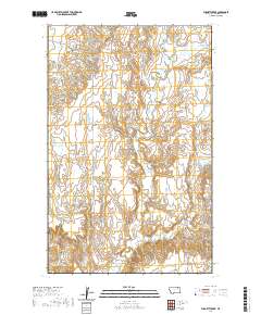 USGS US Topo 7.5-minute map for Burnett Creek MT 2020