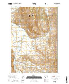 USGS US Topo 7.5-minute map for Butch Hill MT 2020