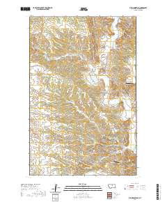 USGS US Topo 7.5-minute map for Butch Reservoir MT 2020