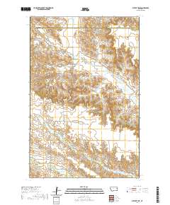USGS US Topo 7.5-minute map for Butler Table MT 2020