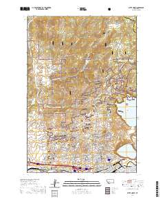 USGS US Topo 7.5-minute map for Butte North MT 2020
