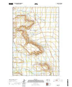 USGS US Topo 7.5-minute map for Bynum MT 2020