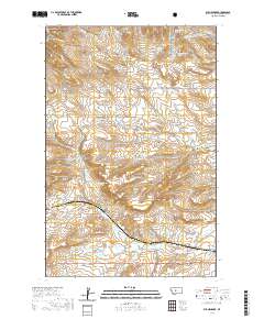 USGS US Topo 7.5-minute map for Byrne Creek MT 2020