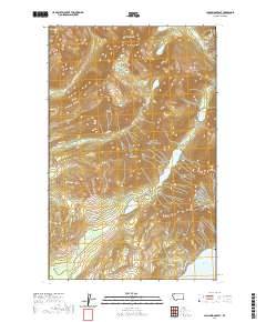 USGS US Topo 7.5-minute map for Camas Ridge East MT 2020
