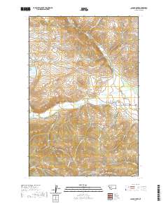 USGS US Topo 7.5-minute map for Canyon Creek MT 2020