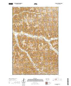 USGS US Topo 7.5-minute map for Cap Rock Butte MT 2020