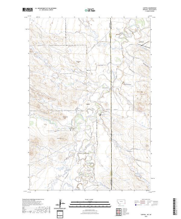 US Topo 7.5-minute map for Capitol MTSD