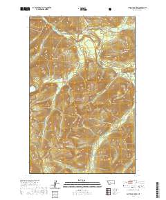 USGS US Topo 7.5-minute map for Capitol Mountain MT 2020