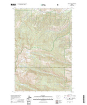 US Topo 7.5-minute map for Carlton Lake MT